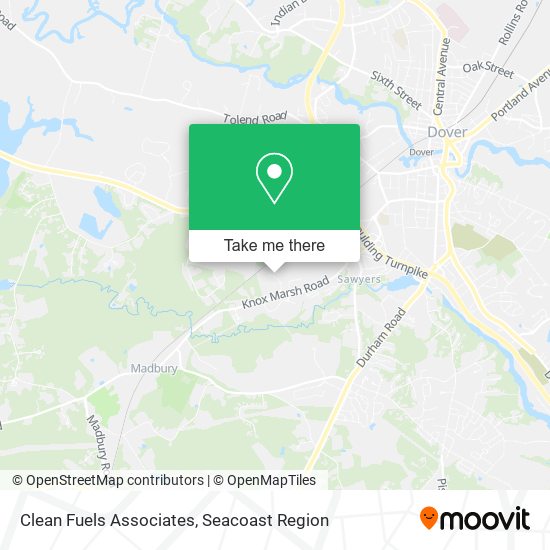 Clean Fuels Associates map