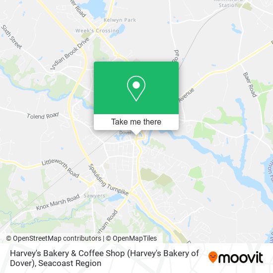 Harvey's Bakery & Coffee Shop (Harvey's Bakery of Dover) map