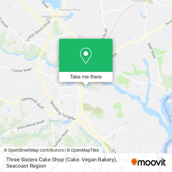 Three Sisters Cake Shop (Cake. Vegan Bakery) map