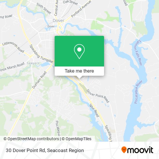 Mapa de 30 Dover Point Rd