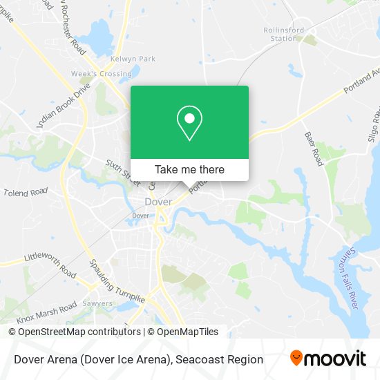 Mapa de Dover Arena (Dover Ice Arena)