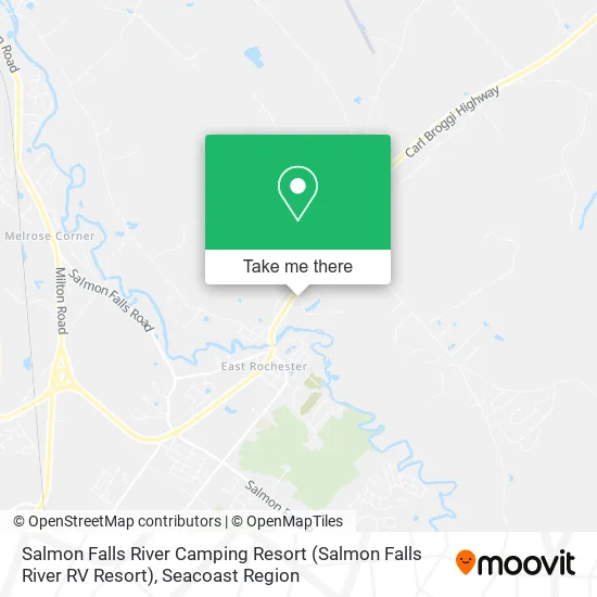 Salmon Falls River Camping Resort map