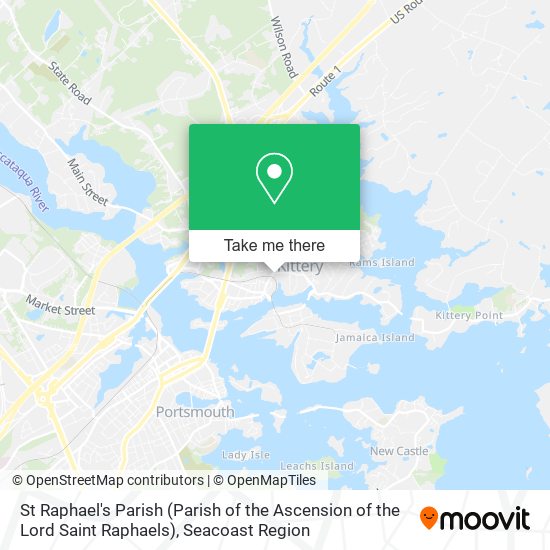 St Raphael's Parish (Parish of the Ascension of the Lord Saint Raphaels) map