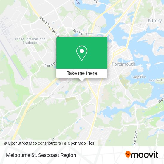 Mapa de Melbourne St