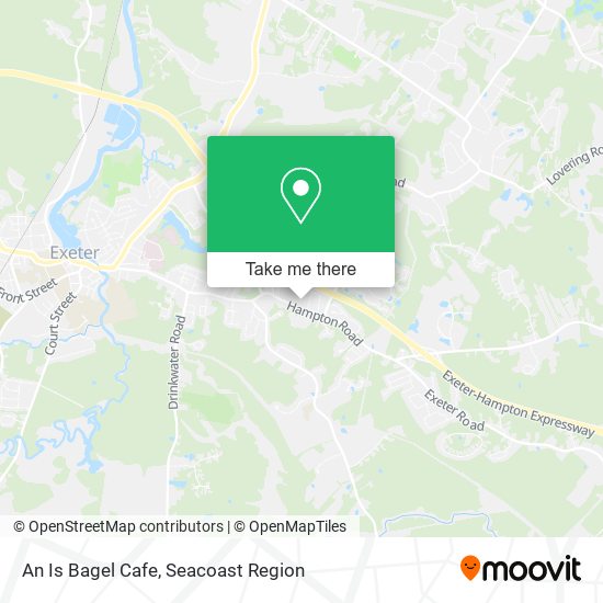 An Is Bagel Cafe map