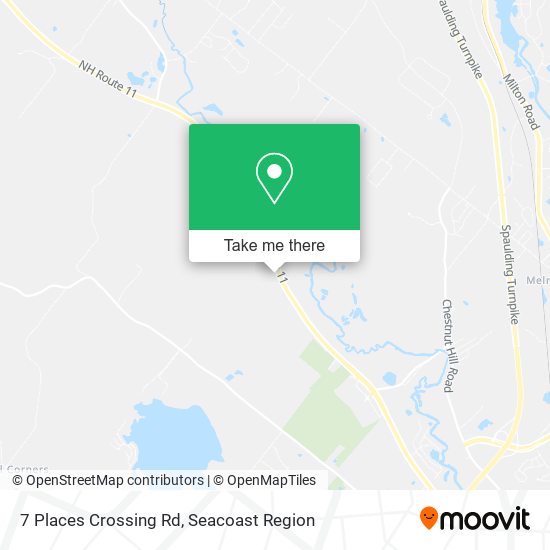 7 Places Crossing Rd map