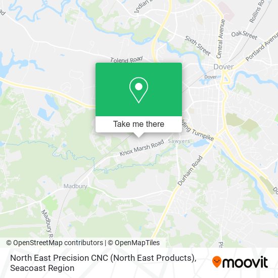 North East Precision CNC (North East Products) map