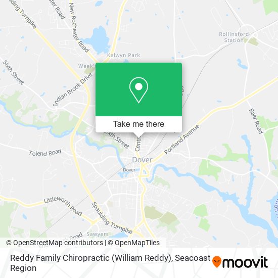 Reddy Family Chiropractic (William Reddy) map