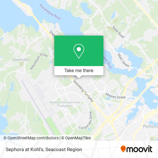 Sephora at Kohl's map