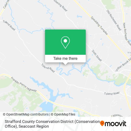 Mapa de Strafford County Conservation District (Conservation Office)