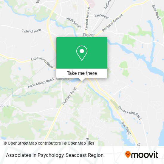 Associates in Psychology map