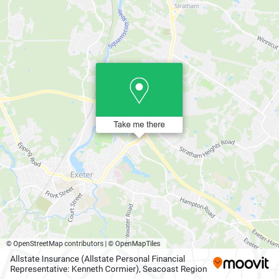 Mapa de Allstate Insurance (Allstate Personal Financial Representative: Kenneth Cormier)