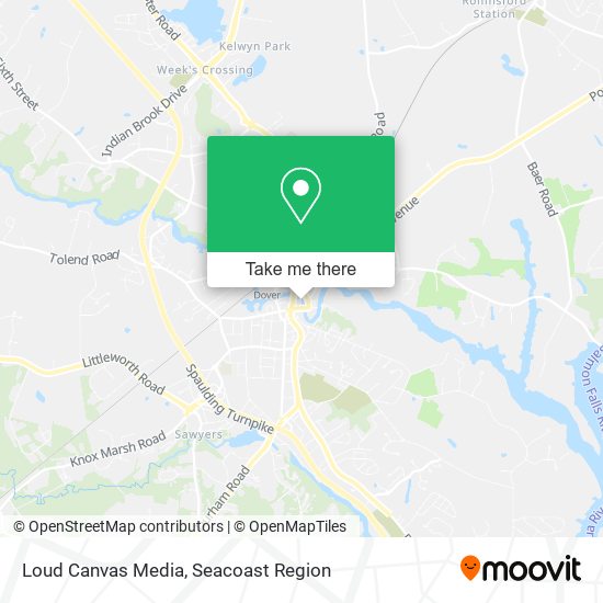 Loud Canvas Media map