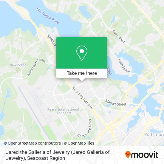 Jared the Galleria of Jewelry map