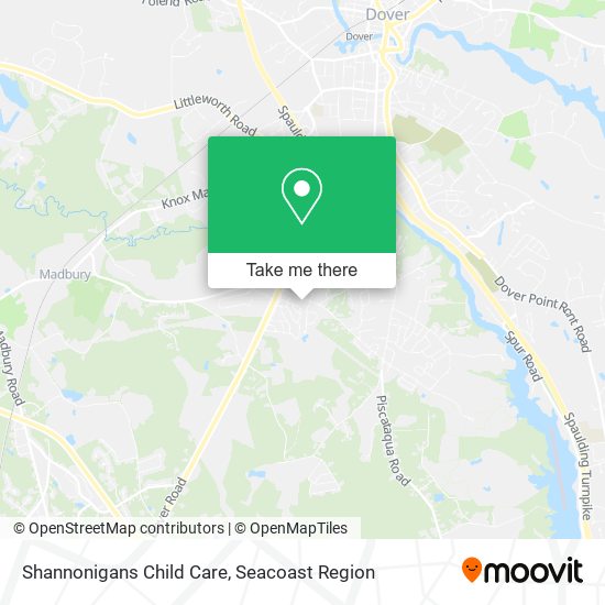 Shannonigans Child Care map