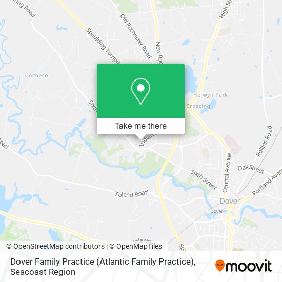 Mapa de Dover Family Practice (Atlantic Family Practice)