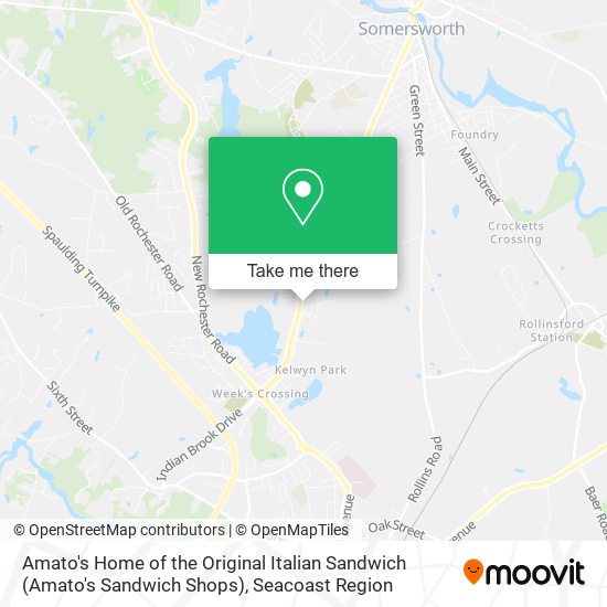 Mapa de Amato's Home of the Original Italian Sandwich (Amato's Sandwich Shops)