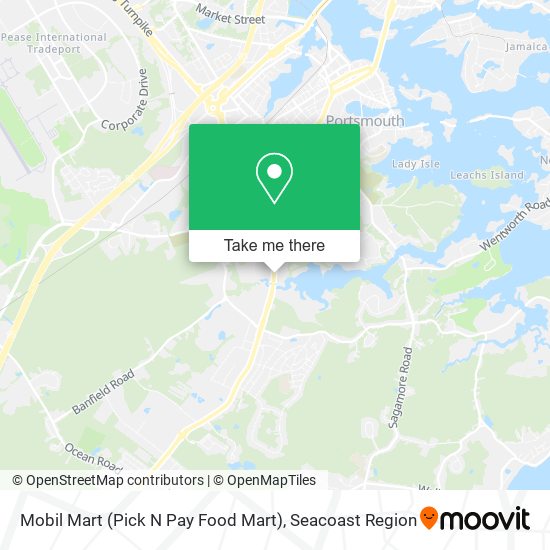 Mapa de Mobil Mart (Pick N Pay Food Mart)