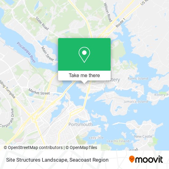 Site Structures Landscape map