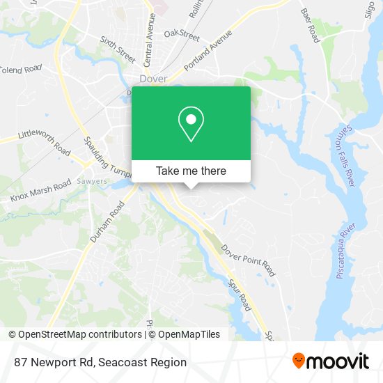 Mapa de 87 Newport Rd