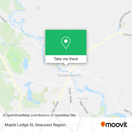 Mapa de Maple Lodge St