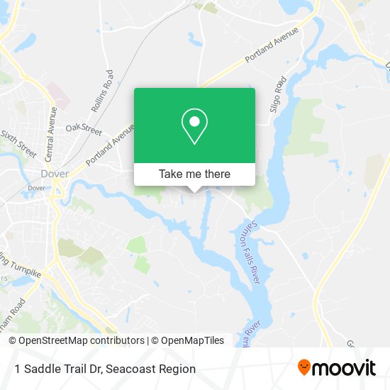 1 Saddle Trail Dr map