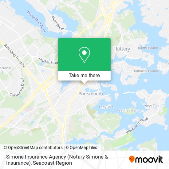 Simone Insurance Agency (Notary Simone & Insurance) map