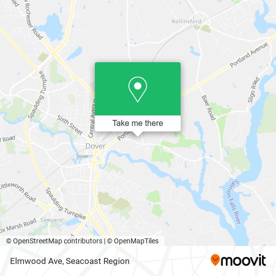 Mapa de Elmwood Ave