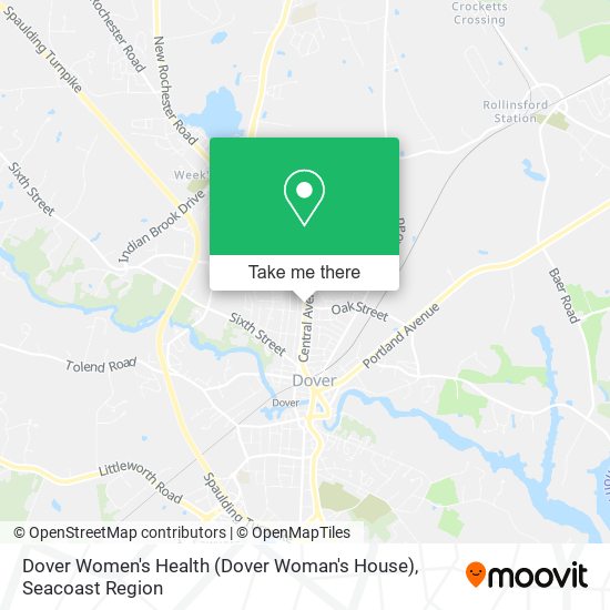 Dover Women's Health (Dover Woman's House) map