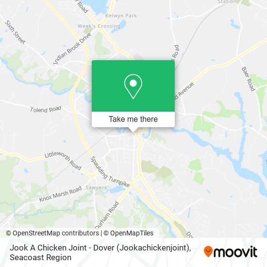 Jook A Chicken Joint - Dover (Jookachickenjoint) map