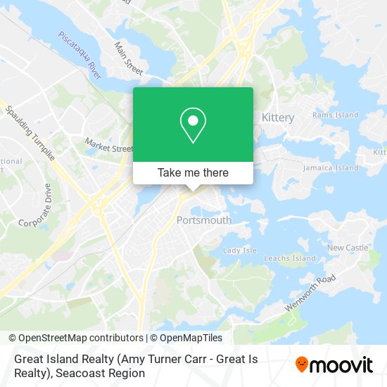 Mapa de Great Island Realty (Amy Turner Carr - Great Is Realty)