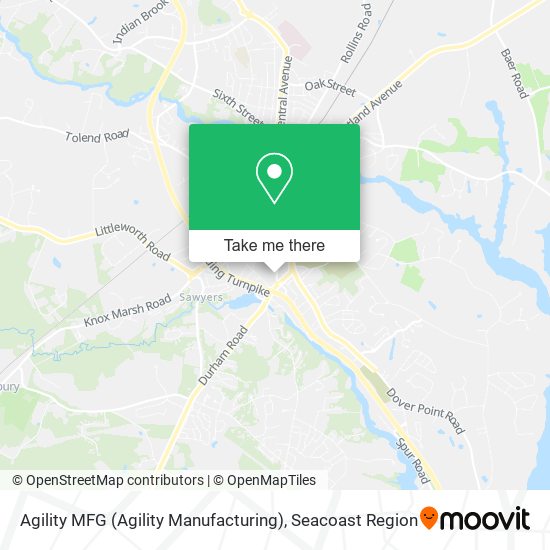 Agility MFG (Agility Manufacturing) map