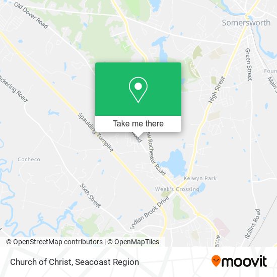 Church of Christ map