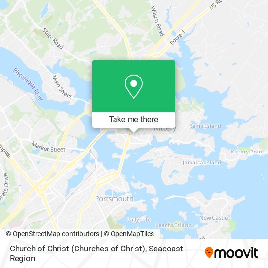 Church of Christ (Churches of Christ) map