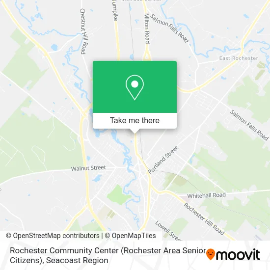 Rochester Community Center (Rochester Area Senior Citizens) map