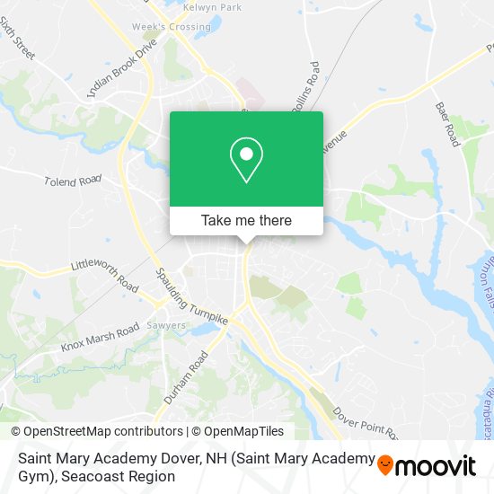 Saint Mary Academy Dover, NH (Saint Mary Academy Gym) map