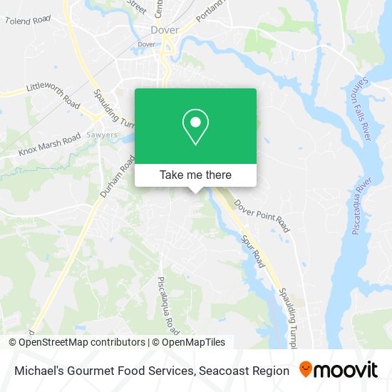 Michael's Gourmet Food Services map