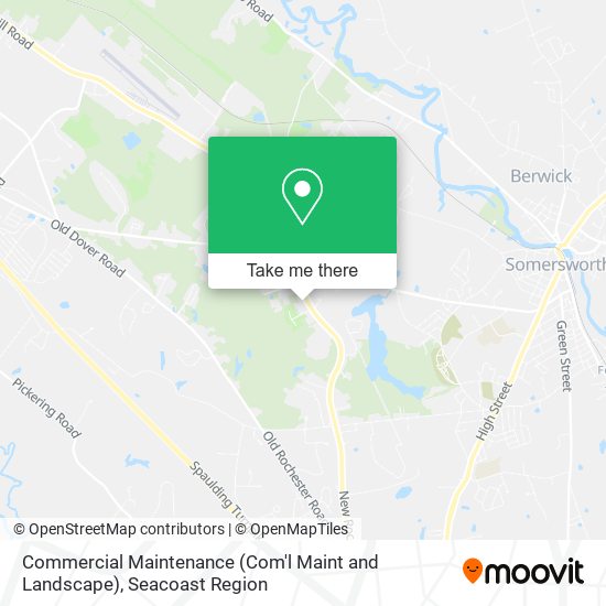 Commercial Maintenance (Com'l Maint and Landscape) map
