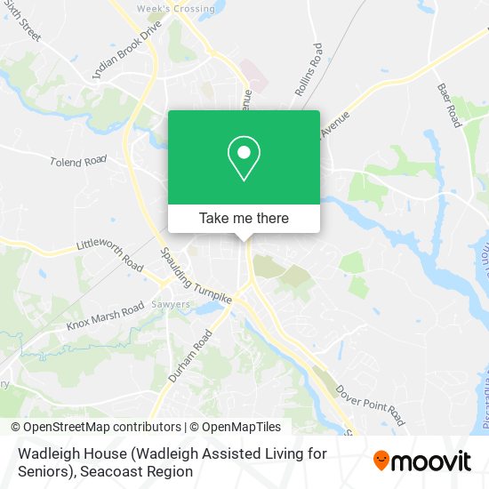 Mapa de Wadleigh House (Wadleigh Assisted Living for Seniors)