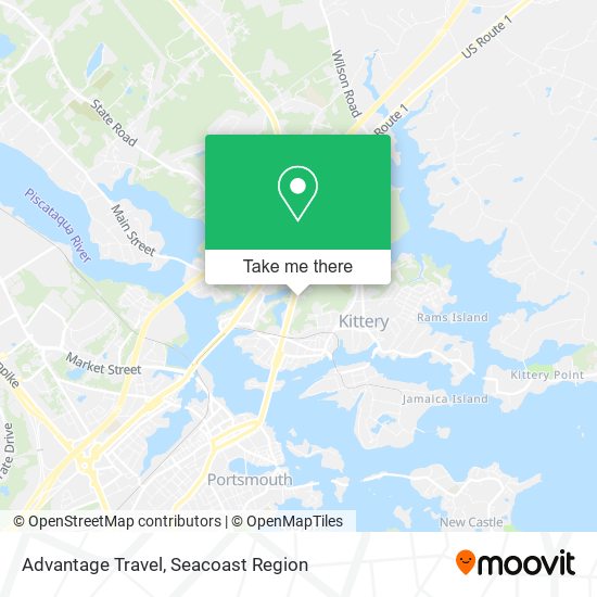 Advantage Travel map