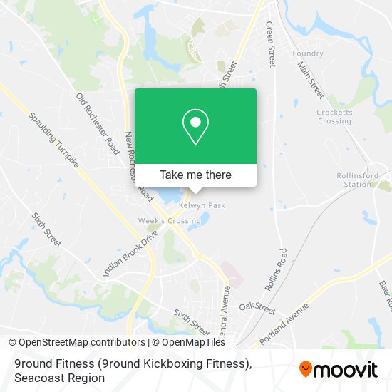 Mapa de 9round Fitness (9round Kickboxing Fitness)