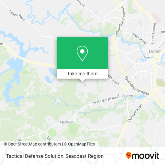 Tactical Defense Solution map