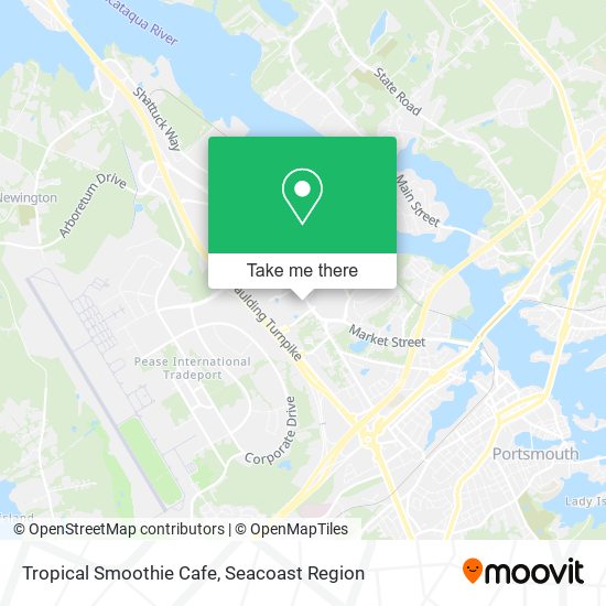 Mapa de Tropical Smoothie Cafe