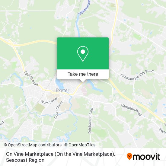 Mapa de On Vine Marketplace