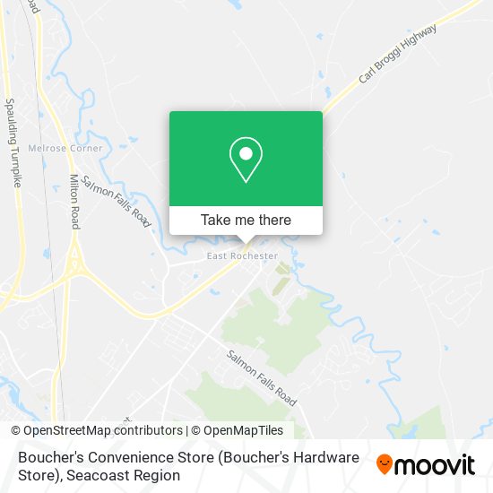 Boucher's Convenience Store map