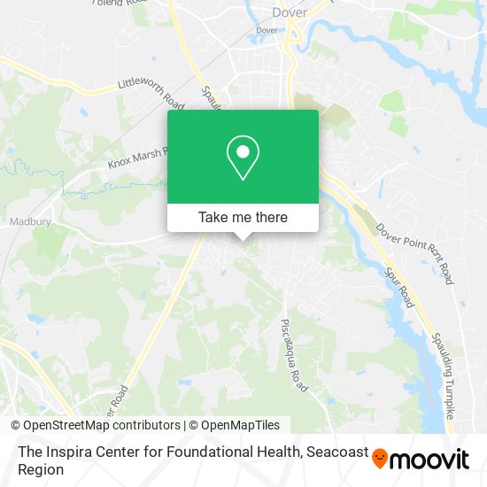 The Inspira Center for Foundational Health map