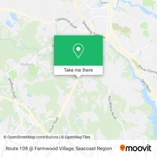 Route 108 @ Farmwood Village map