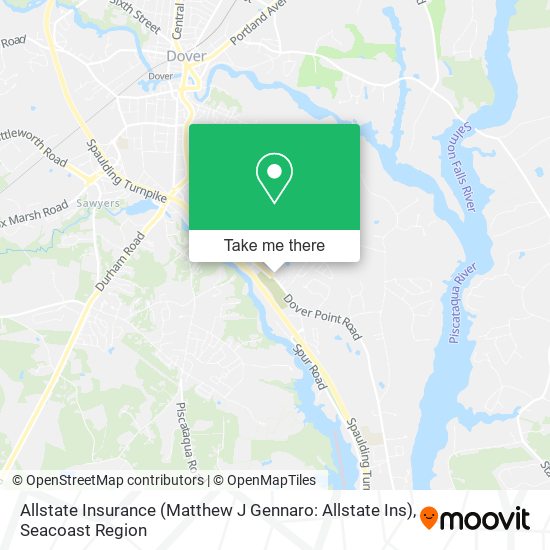 Allstate Insurance (Matthew J Gennaro: Allstate Ins) map