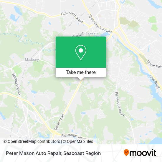 Peter Mason Auto Repair map