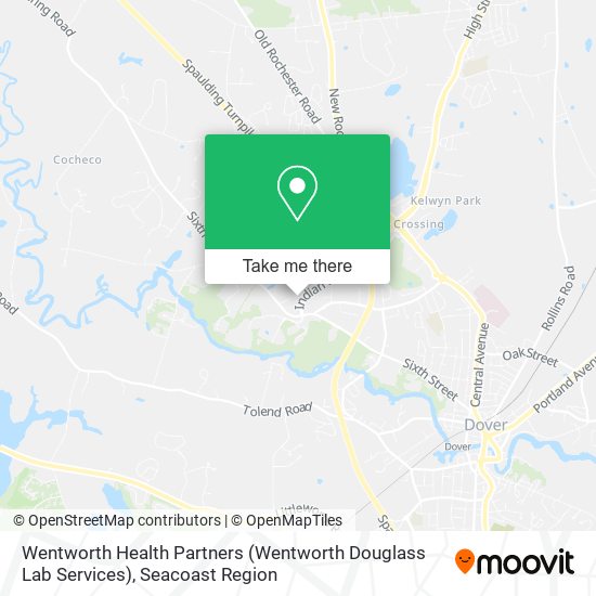 Wentworth Health Partners (Wentworth Douglass Lab Services) map